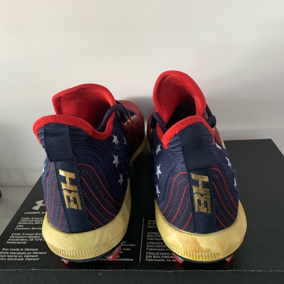 Under Armour UA Harper 4 Low ST LE Baseball Cleats Men Sz 16 - Picture 7 of 11